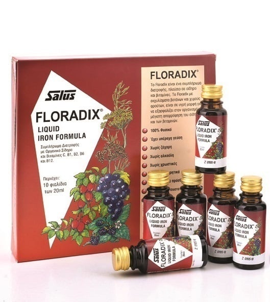 Power of Nature Floradix Liquid Iron Formula  10x20ml