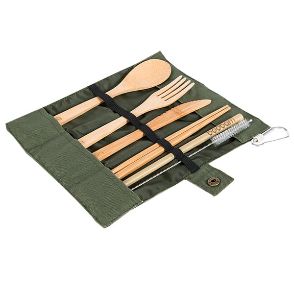 Boobam Tensils Cutlery Set  7 copë - Kaki