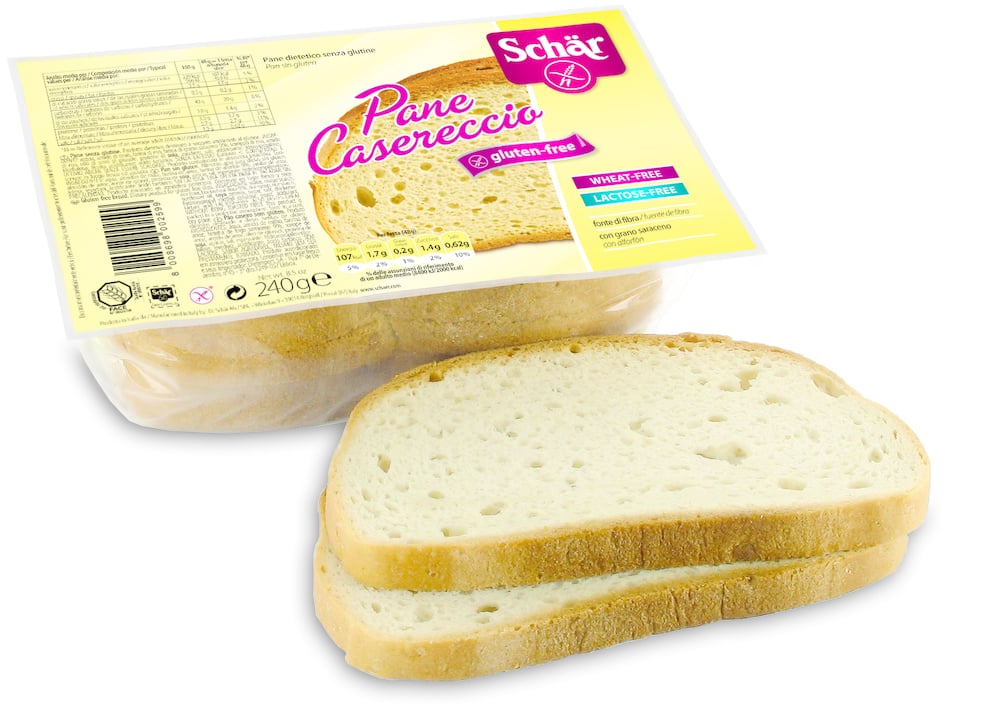 Schar Pane Casereccio  Bukë fshati pa gluten e prerë në feta 240 gramë