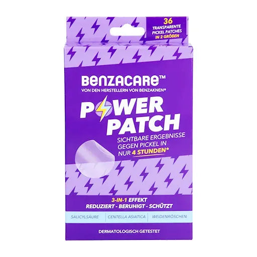 BENZACARE Power Patch ngjitese kundër puçrrave 36 copë