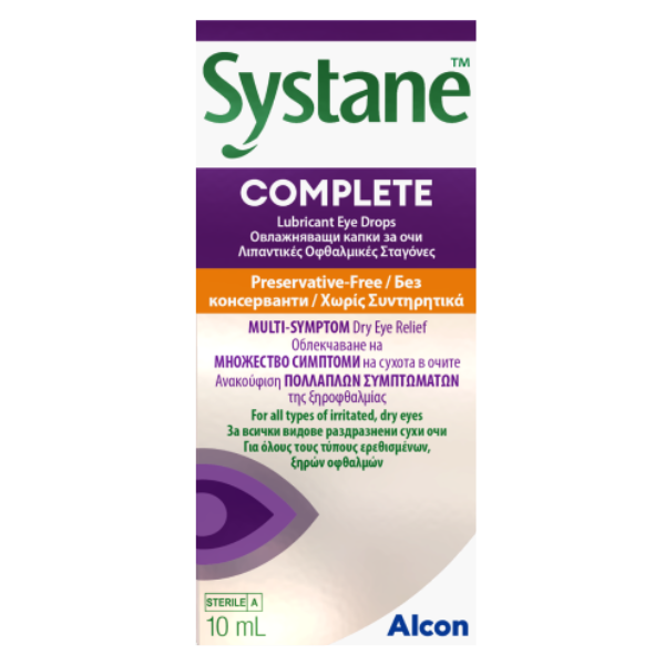 Alcon Systane Complete Lubricant Eye Drops  10 ml