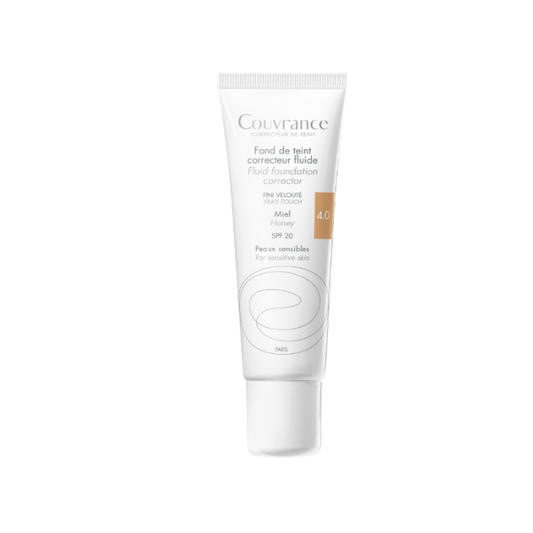 Avene Couvrance Fluid Foundation Corrector SPF20 - 4.0 Honey  30 ml