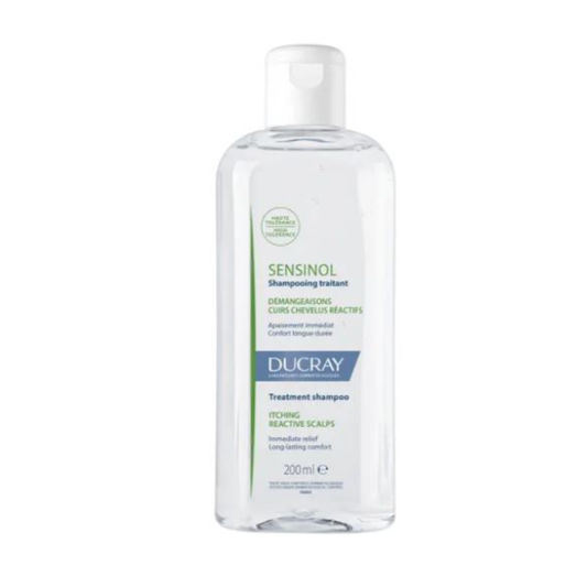 Ducray Sensinol Physio-Protective Treatment Shampoo for Sensitive & Itchy Scalp  400 ml