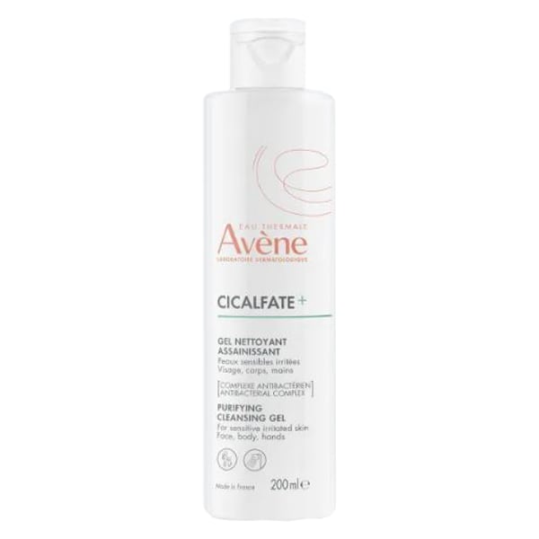 Avene Cicalfate+ Purifying Cleansing Gel for Sensitive Irritated Skin  200 ml