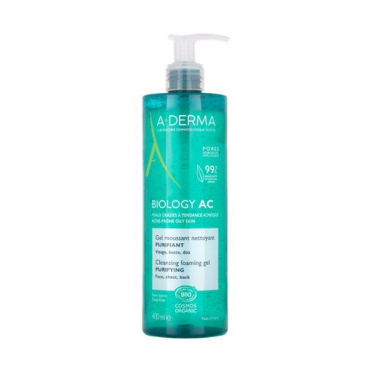 A-Derma Biology AC Cleansing Foaming Gel Purifying  400 ml