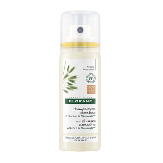 Klorane Dry Shampoo Ultra Gentle Oat & Ceramide for Dark Hair  50 ml
