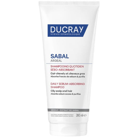 Ducray Sabal Argeal Daily Sebum-Absorbing Shampoo  200 ml