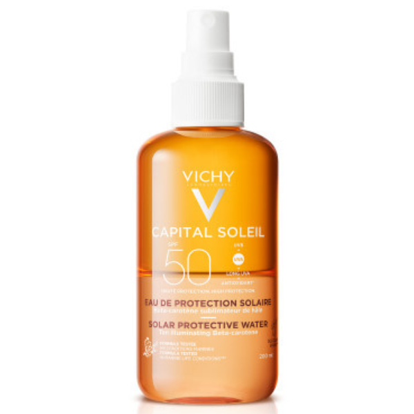 Vichy Capital Soleil Solar Protective Water Enhanced Tan SPF50  200 ml