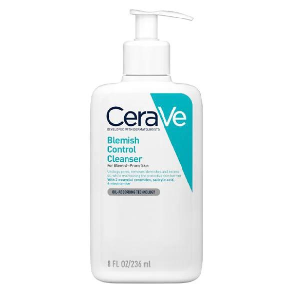 CeraVe Blemish Control Face Cleanser for Blemish-Prone Skin  236 ml