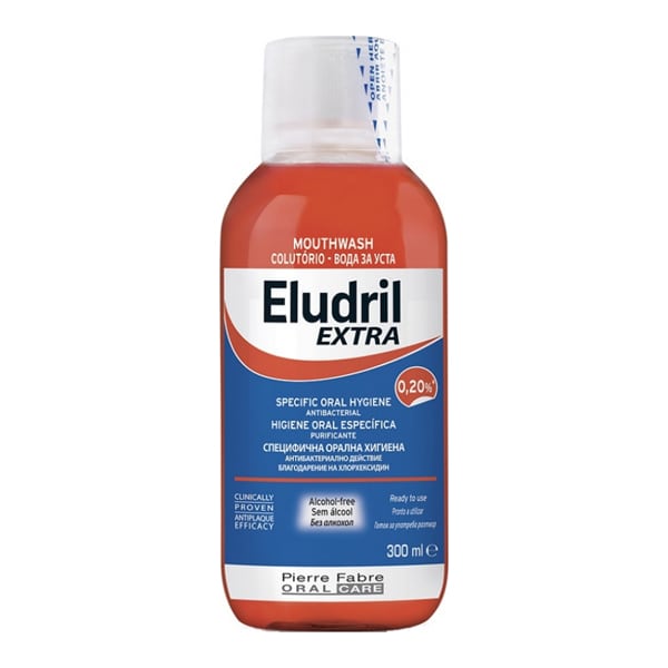 Elgydium Eludril Extra 0.20% Alcohol-Free Mouthwash  300 ml