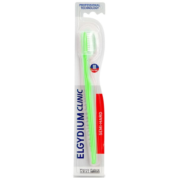 Elgydium Clinic Semi-Hard 25/100 Toothbrush  1 copë - Lakër