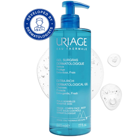 Uriage Extra-Rich Dermatological Gel for Sensitive Skin  500 ml