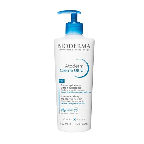Bioderma Atoderm Creme Ultra-Nourishing Moisturising Cream for Normal to Dry Sensitive Skin  500 ml