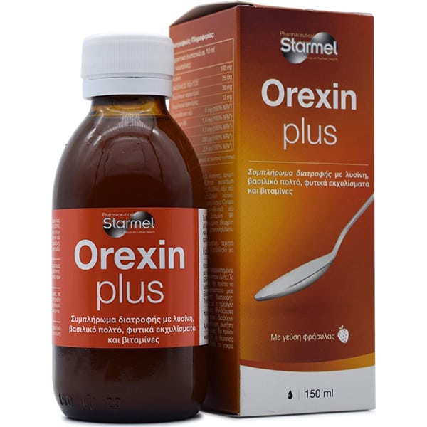 Starmel Orexin Plus for Anorexia & Loss of Appetite Strawberry Flavor  150 ml