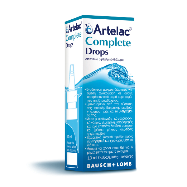 Bausch & Lomb Artelac Complete Lubricant Eye Drops  10 ml