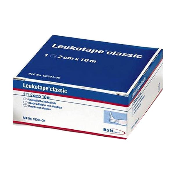Leukoplast Leukotape Classic White Non-Elastic Adhesive Tape (2cm x 10m)  1 copë