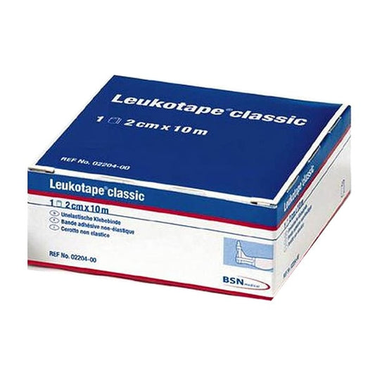Leukoplast Leukotape Classic White Non-Elastic Adhesive Tape (2cm x 10m)  1 copë