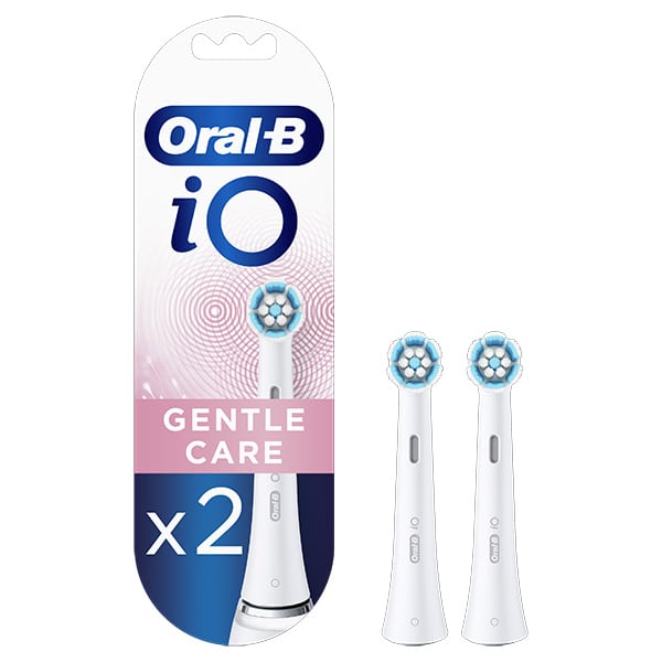 Oral-B iO Gentle Care White Replacement Electric Toothbrush Heads  2 copë