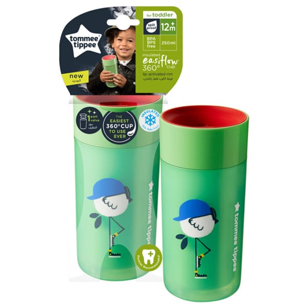 Tommee Tippee Educational Isothermal Cup 360° 12m+  250ml - Lakër