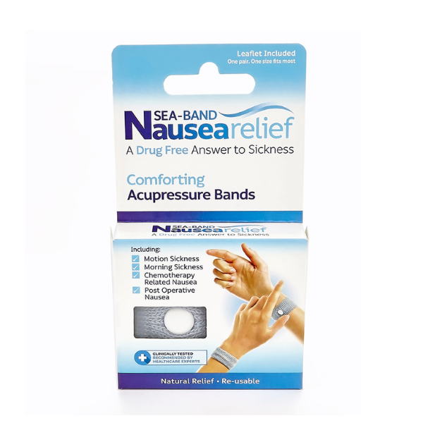 Sea Band Acupressure Wristbands for Adults against Nausea  2 copë