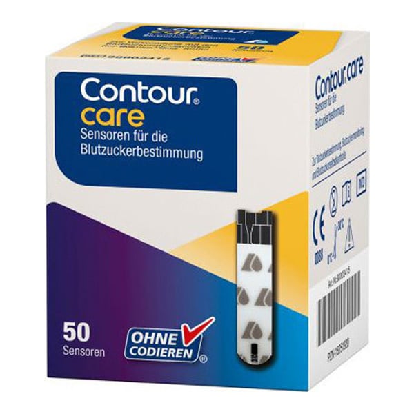 Ascensia Contour Care Glucose Test Strips for Use with Ascensia Contour Care Glucose Meter  50 copë