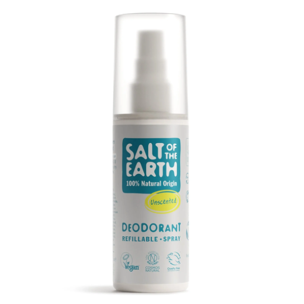 Salt of the Earth Natural Spray Deodorant Unscented  100 ml
