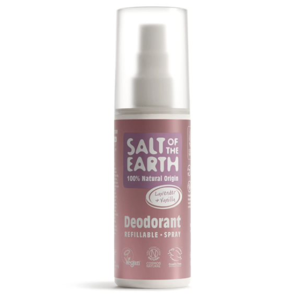 Salt of the Earth Vegan Natural Deodorant Spray Lavender & Vanilla  100 ml