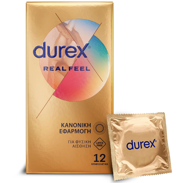 Durex Real Feel Condoms  12 copë
