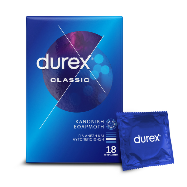 Durex Classic Condoms  18 copë