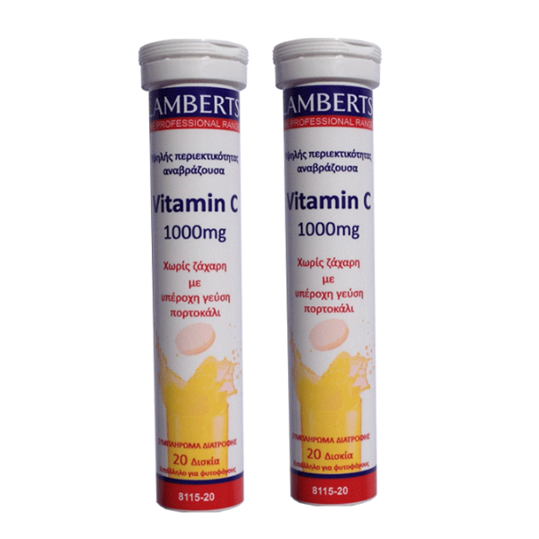 2x Lamberts Vitamin C 1000mg  2x20 eff.tabs
