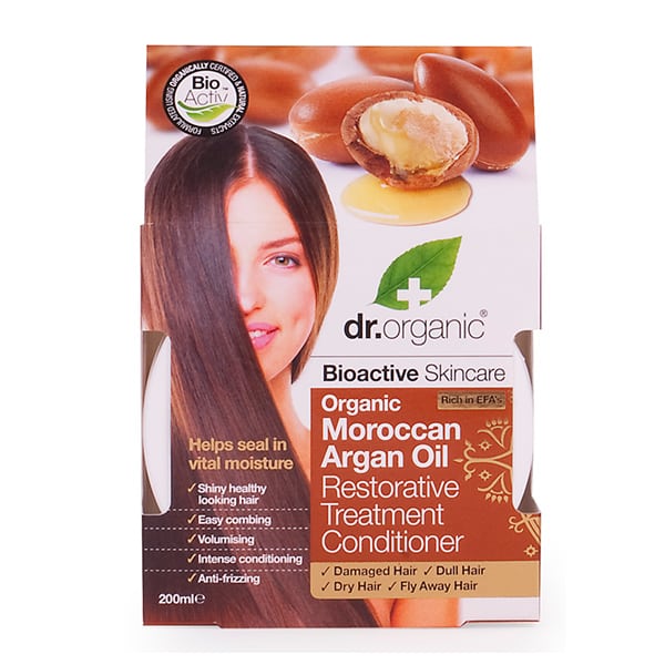 Dr. Organic Moroccan Argan Oil Restorative Treatment Conditioner  200 ml