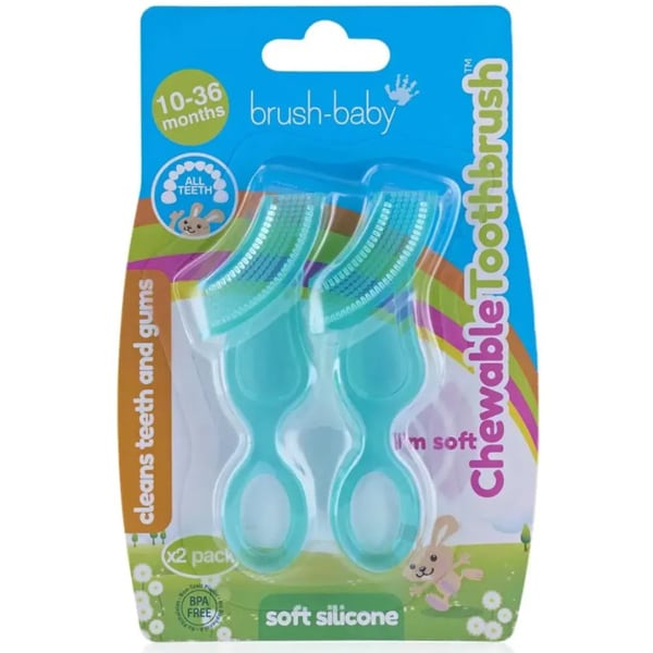 Brush-Baby Chewable Toothbrush  2 copë