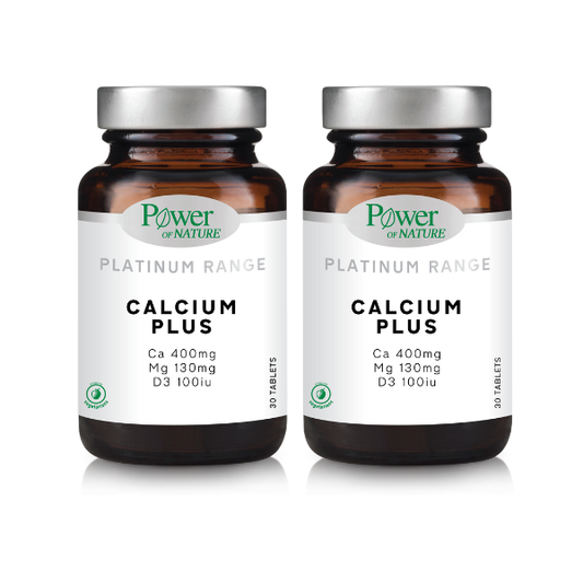 2x Power of Nature Platinum Range Calcium Plus  2x30 tableta