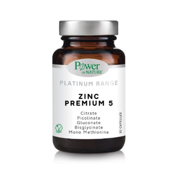 Power Of Nature Platinum Range Zinc Premium 5  30 kapsula
