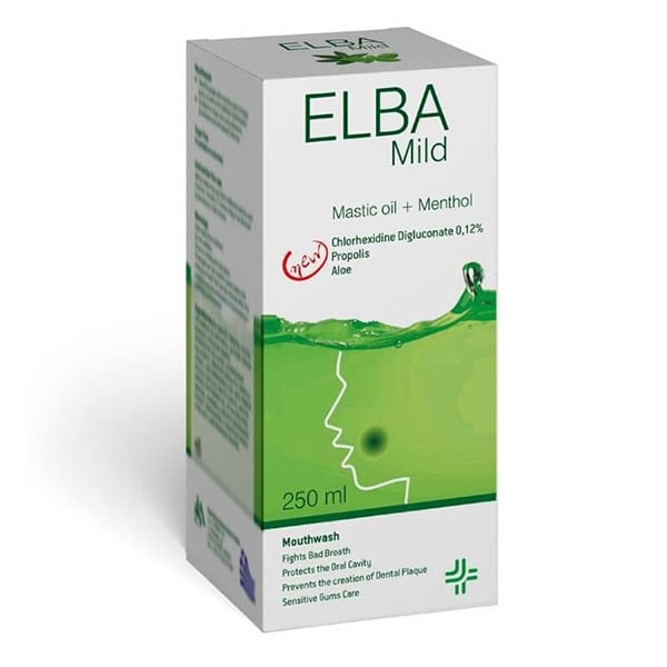 SJA Pharma Elba Mild Mouthwash with Mastic & Menthol  250 ml
