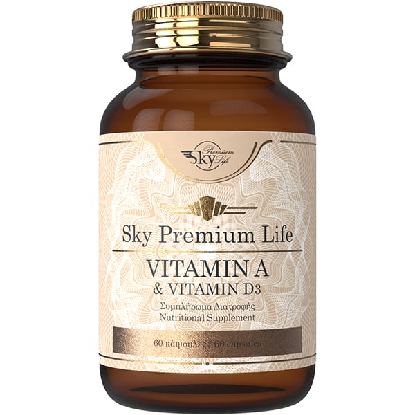Sky Premium Life Vitamin A & D3  60 kapele