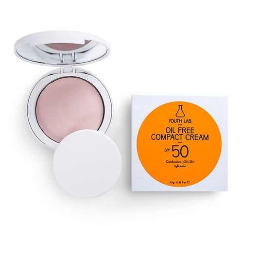 Youth Lab. Oil Free Compact Cream SPF 50 Combination/Oily Skin Light Color  10g