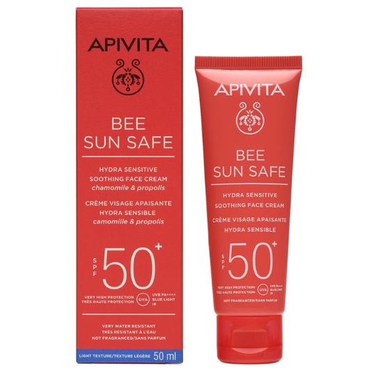 Apivita Bee Sun Safe Hydra Sensitive Soothing Face Cream SPF50+  50 ml