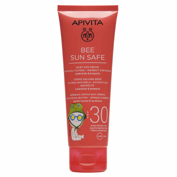 Apivita Bee Sun Safe Baby Sun Cream SPF30 with Calendula & Propolis  100 ml