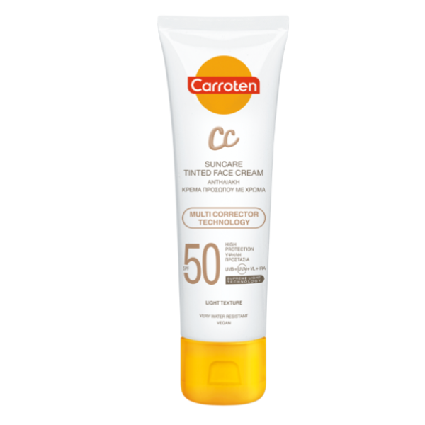 Carroten CC Suncare Tinted Face Cream SPF50  50 ml