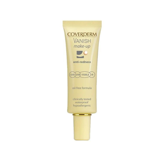 Coverderm Vanish Anti-Redness Make-Up No1 SPF50+  30 ml
