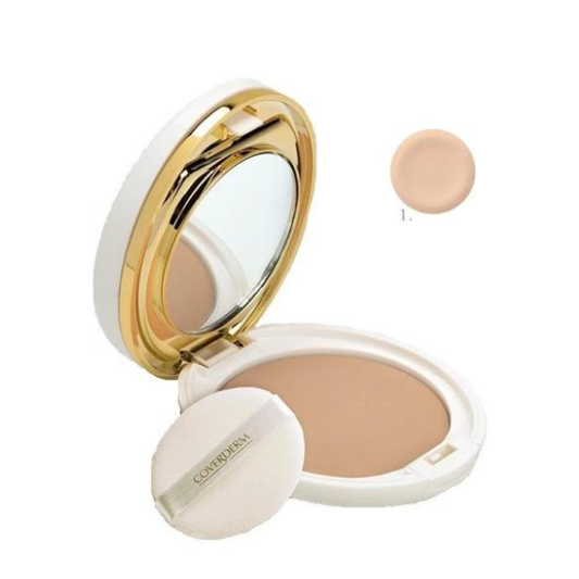 Coverderm Luminous Compact Powder No1 SPF50+  10g