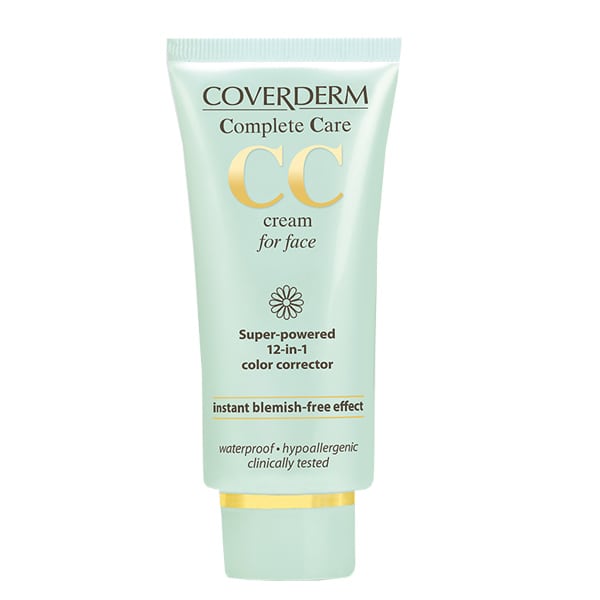 Coverderm Complete Care CC Cream for Face Spf25 Light Beige  40 ml
