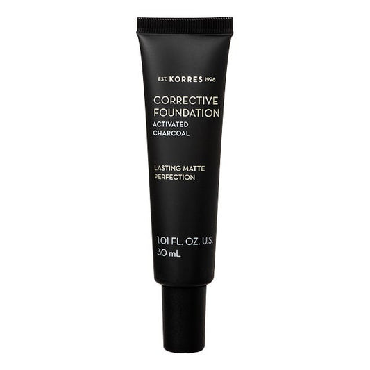 Korres Corrective Foundation Activated Charcoal SPF15 Acf4  30 ml