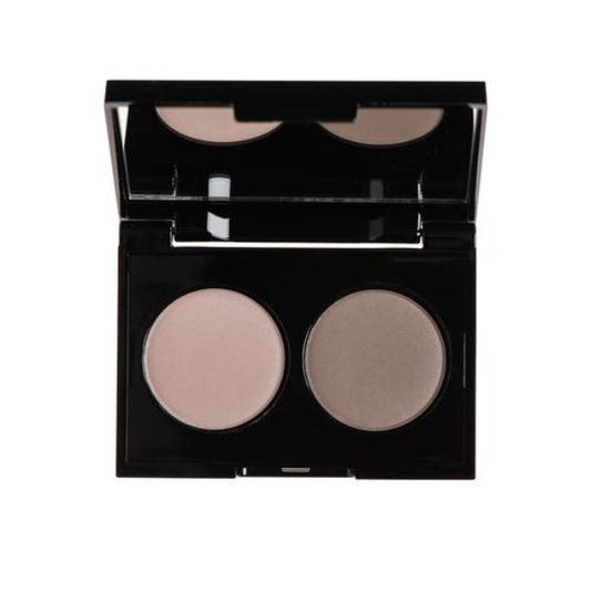 Korres Volcanic Minerals Velvet Dual Eyeshadow Palette - Grey Taupe 38  3g