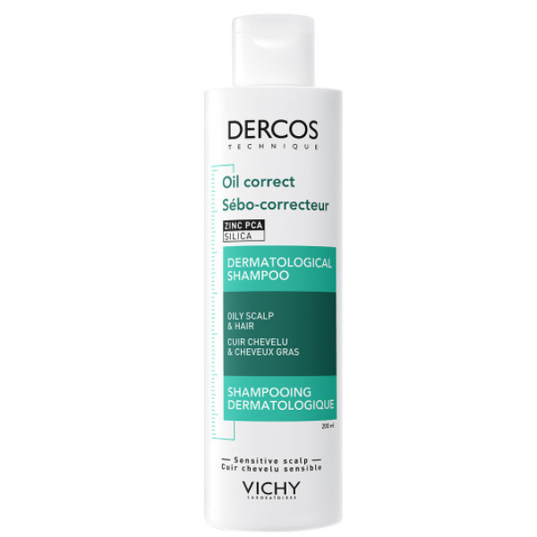Vichy Dercos Oil Correct Dermatological Shampoo  200 ml