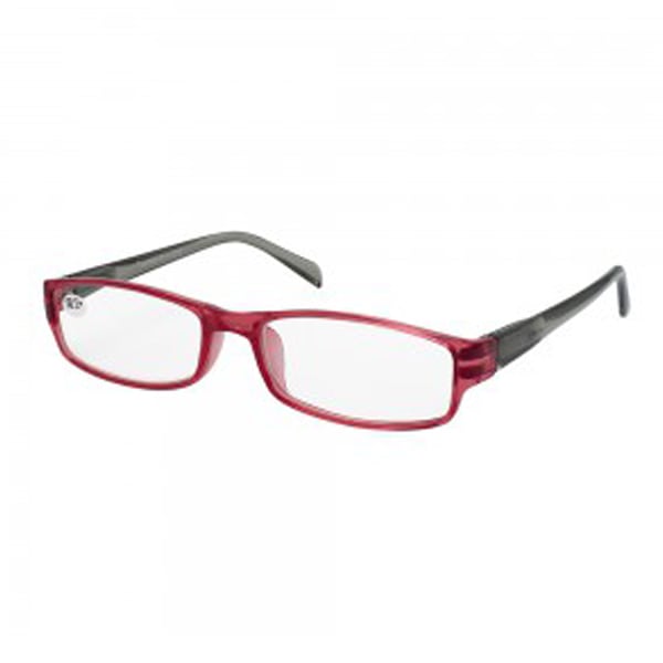 Eyelead E182 Unisex Horn-Rimmed Reading Glasses Red-Grey  1 copë - E kuqe - Gri