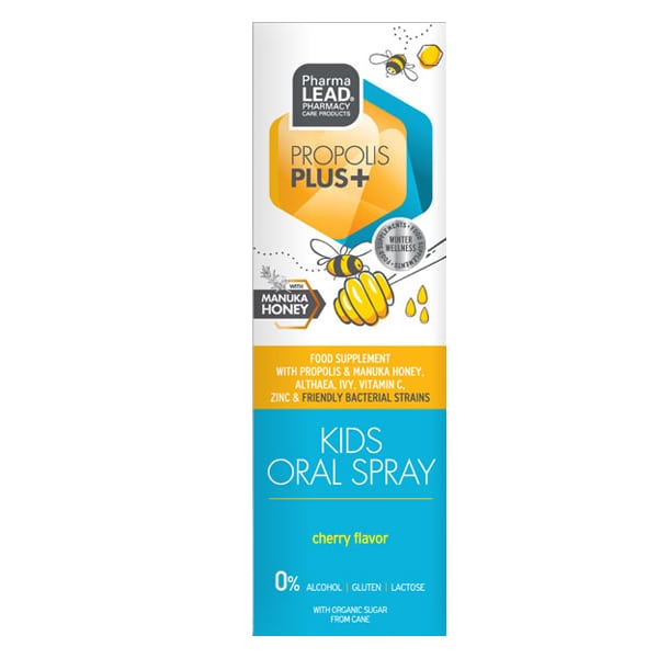 Pharmalead Propolis Plus+ Kids Oral Spray for Sore Throat & Cough  30 ml