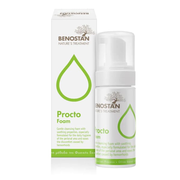 Benostan Procto Foam Cleansing Foam for Hemorrhoids  100 ml