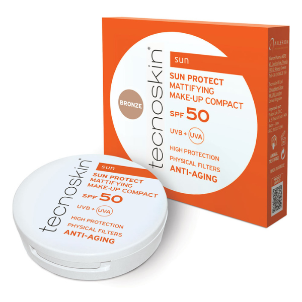 Tecnoskin Sun Protect Mattifying Make-Up Compact SPF50  10g - Bronz